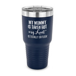 Aunt Quotes and Sayings 30 oz Stainless Steel Tumbler - Navy - Single Sided