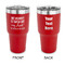 Aunt Quotes and Sayings 30 oz Stainless Steel Ringneck Tumblers - Red - Double Sided - APPROVAL