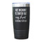 Aunt Quotes and Sayings Black Polar Camel Tumbler - 20oz - Single Sided - Approval