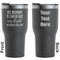 Aunt Quotes and Sayings Black RTIC Tumbler - Front and Back