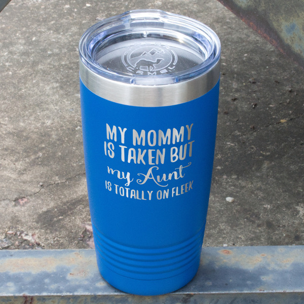 Aunt Quotes and Sayings Blue Polar Camel Tumbler - 20oz - Angled