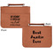 Aunt Quotes and Sayings Cognac Leatherette Bible Covers - Small Double Sided Apvl