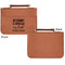 Aunt Quotes and Sayings Cognac Leatherette Bible Covers - Small Single Sided Apvl