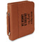 Aunt Quotes and Sayings Cognac Leatherette Bible Covers with Handle & Zipper - Main