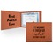 Aunt Quotes and Sayings Cognac Leatherette Diploma / Certificate Holders - Front and Inside - Main