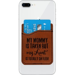 Aunt Quotes and Sayings Leatherette Phone Wallet (Personalized)