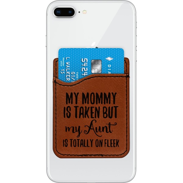 Custom Aunt Quotes and Sayings Leatherette Phone Wallet