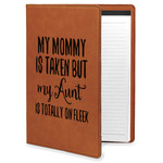 Aunt Quotes and Sayings Leatherette Portfolio with Notepad - Large - Double Sided