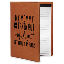 Aunt Quotes and Sayings Leatherette Portfolio with Notepad - Small - Single Sided
