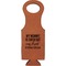 Aunt Quotes and Sayings Cognac Leatherette Wine Totes - Single Front