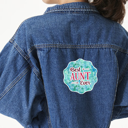 Aunt Quotes and Sayings Twill Iron On Patch - Custom Shape - X-Large