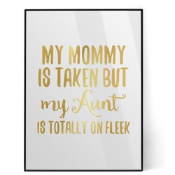 Aunt Quotes and Sayings Foil Print (Personalized)