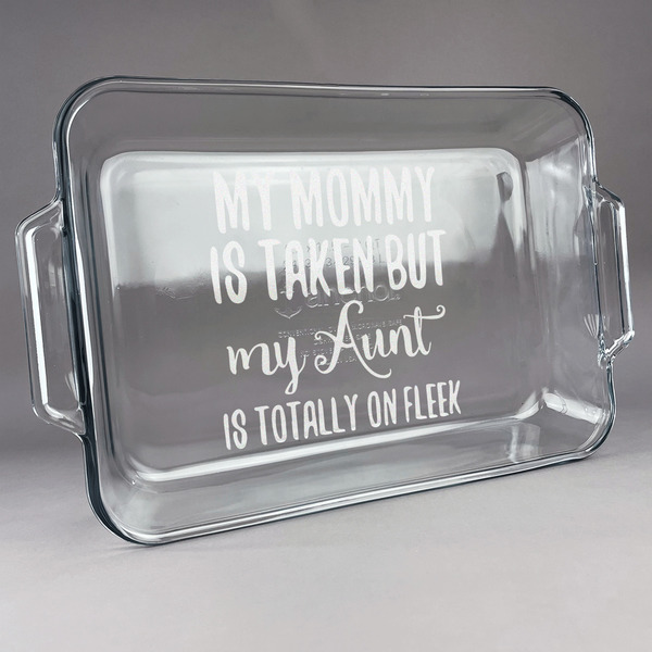 Custom Aunt Quotes and Sayings Glass Baking Dish - 13in x 9in