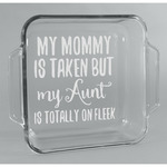 Aunt Quotes and Sayings Glass Cake Dish - 8in x 8in