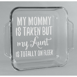 Aunt Quotes and Sayings Glass Cake Dish - 8in x 8in