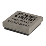 Aunt Quotes and Sayings Jewelry Gift Box - Engraved Leather Lid