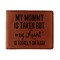 Aunt Quotes and Sayings Leather Bifold Wallet - Single