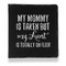Aunt Quotes and Sayings Leather Binder - 1" - Black - Front View