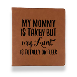 Aunt Quotes and Sayings Leather Binder - 1" - Rawhide