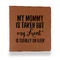 Aunt Quotes and Sayings Leather Binder - 1" - Rawhide