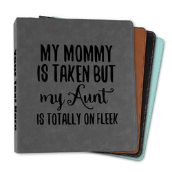 Aunt Quotes and Sayings Leather Binder - 1"