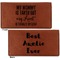 Aunt Quotes and Sayings Leather Checkbook Holder Front and Back