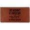 Aunt Quotes and Sayings Leatherette Checkbook Holder