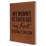 Aunt Quotes and Sayings Leather Sketchbook