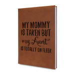 Aunt Quotes and Sayings Leather Sketchbook - Small - Double Sided