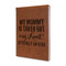 Aunt Quotes and Sayings Leather Sketchbook - Small - Double Sided