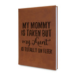 Aunt Quotes and Sayings Leather Sketchbook - Small - Single Sided