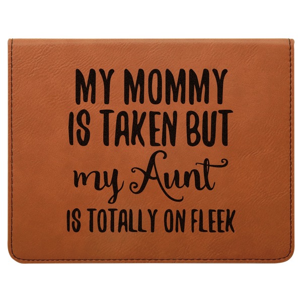 Aunt Quotes and Sayings Leatherette 4-Piece Wine Tool Set Flat