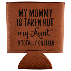 Aunt Quotes and Sayings Leatherette Can Sleeve (Personalized)