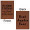 Aunt Quotes and Sayings Leatherette Journals - Large - Double Sided - Front & Back View