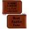 Aunt Quotes and Sayings Leatherette Magnetic Money Clip - Front and Back