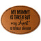 Aunt Quotes and Sayings Leatherette Patches - Oval