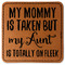 Aunt Quotes and Sayings Leatherette Patches - Square