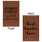 Aunt Quotes and Sayings Leatherette Sketchbooks - Small - Double Sided - Front & Back View
