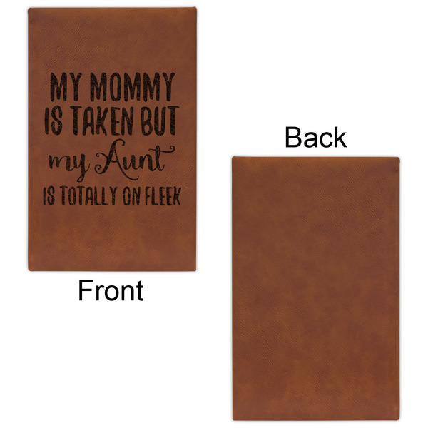 Aunt Quotes and Sayings Leatherette Sketchbooks - Small - Single Sided - Front & Back View