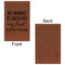 Aunt Quotes and Sayings Leatherette Sketchbooks - Small - Single Sided - Front & Back View