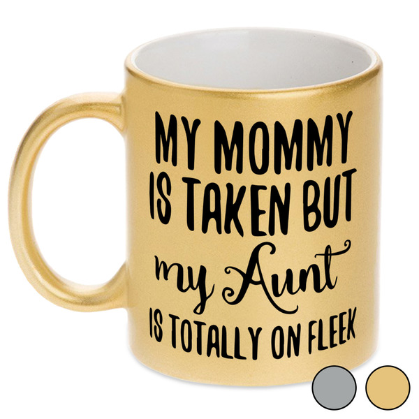 Aunt Quotes and Sayings Metallic Mugs
