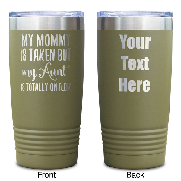 Aunt Quotes and Sayings Olive Polar Camel Tumbler - 20oz - Double Sided - Approval