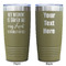 Aunt Quotes and Sayings Olive Polar Camel Tumbler - 20oz - Double Sided - Approval