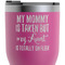 Aunt Quotes and Sayings RTIC Tumbler - Magenta - Close Up