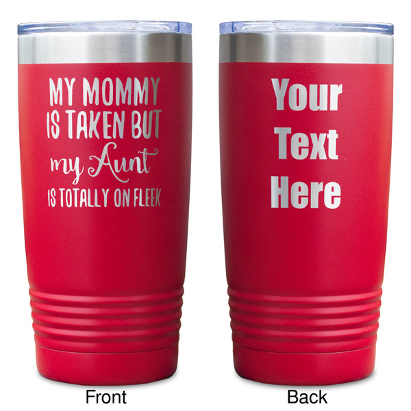 Aunt Quotes and Sayings Red Polar Camel Tumbler - 20oz - Double Sided - Approval