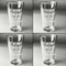 Aunt Quotes and Sayings Set of Four Engraved Beer Glasses - Individual View