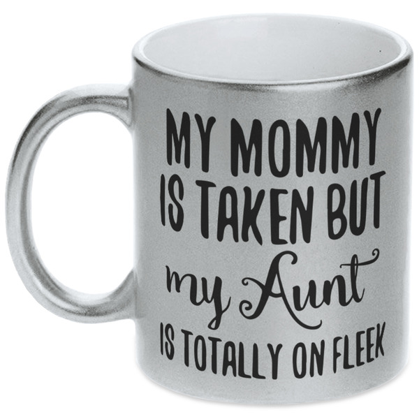 Aunt Quotes and Sayings Silver Mug - Main
