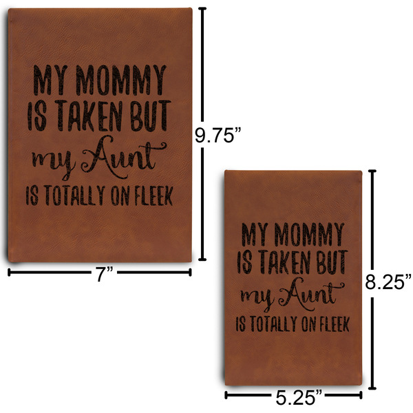 Aunt Quotes and Sayings Sketch Book Size Comparison w/ Dimension