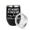 Aunt Quotes and Sayings Stainless Wine Tumblers - Black - Double Sided - Alt View
