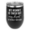 Aunt Quotes and Sayings Stainless Wine Tumblers - Black - Double Sided - Front
